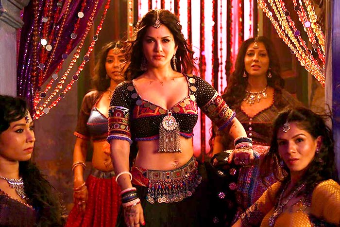 Sunny Leone in a still from the movie Baadshaho.