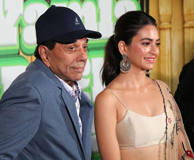 Dharmendra and Kriti Kharbanda