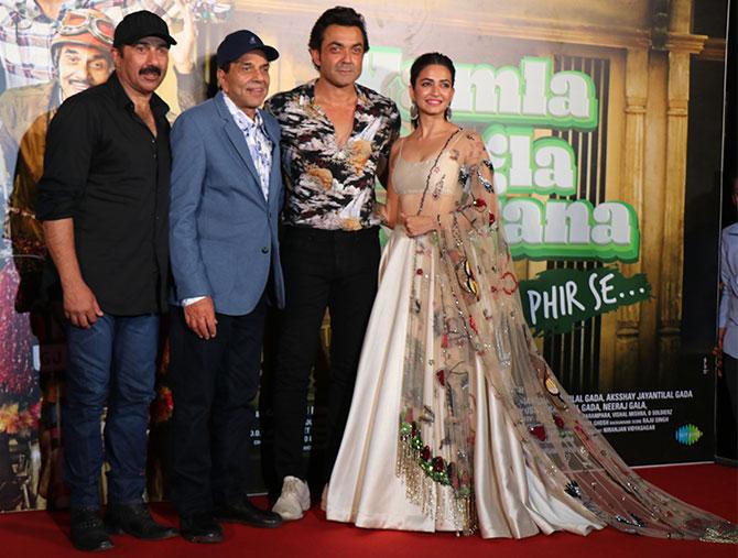 Sunny, Dharmendra, Bobby and Kriti