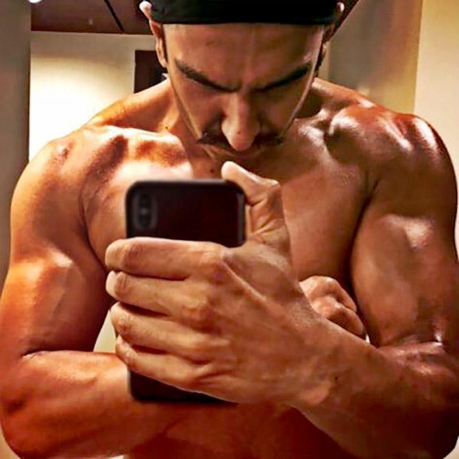 Ranveer Singh shares hot selfies and blames it on Instagram