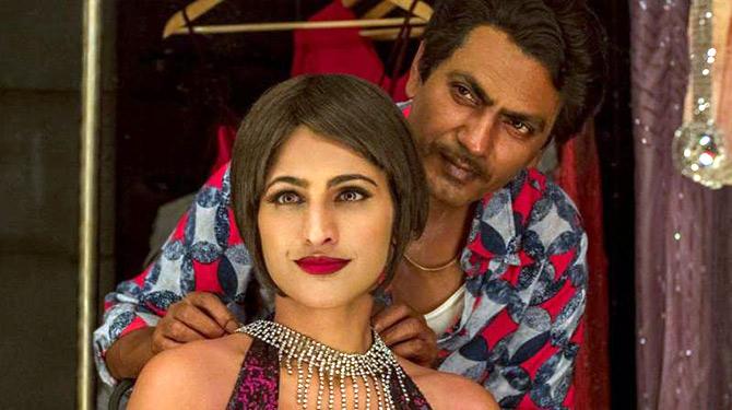 Kubbra Sait and Nawazuddin Siddiqui in Sacred Games