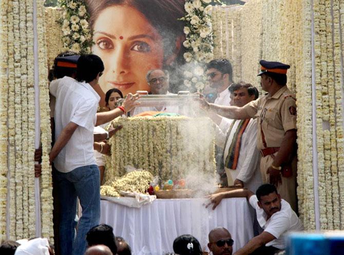 PHOTOS: Sridevi's Final Journey - Rediff.com Movies