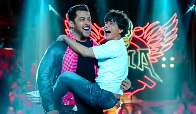 Shah Rukh Khan and Salman Khan in Zero