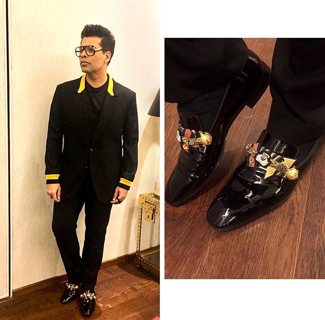 Karan Johar Spotted Wearing EYTYS Sneakers & Louis Vuitton X NBA