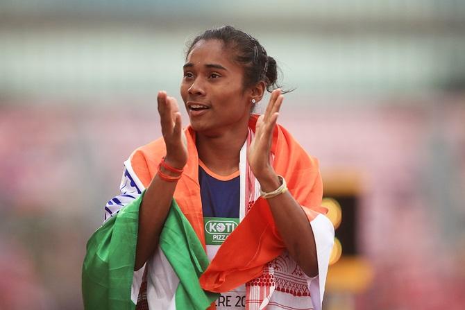 India's Hima Das 