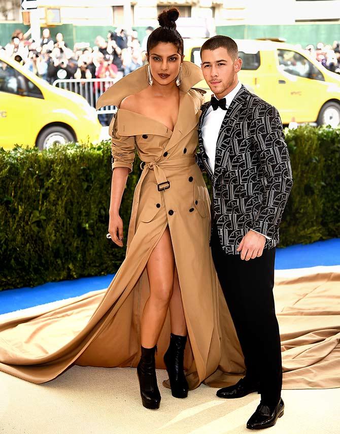 Priyanka and Nick at Met Gala in 2017