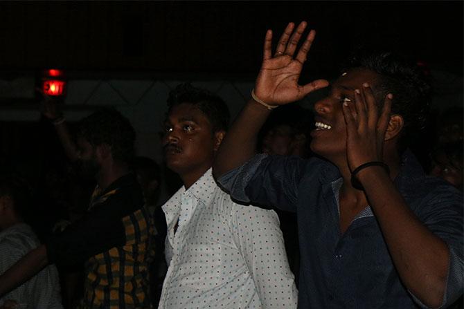 Kaala screening at Aurora cinema