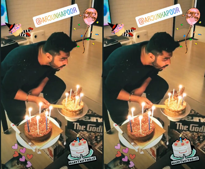 Happy Birthday Arjun Cake Candle - Greet Name