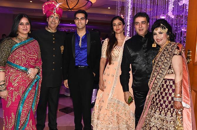 PIX: Mahendra Kapoor's grandson weds - Rediff.com movies