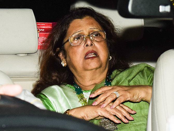 Madhuri watches Hichki with Rani - Rediff.com movies