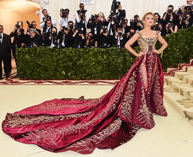 Met Gala 2018: Jennifer Lopez, Rihanna scorch the red carpet - Rediff ...