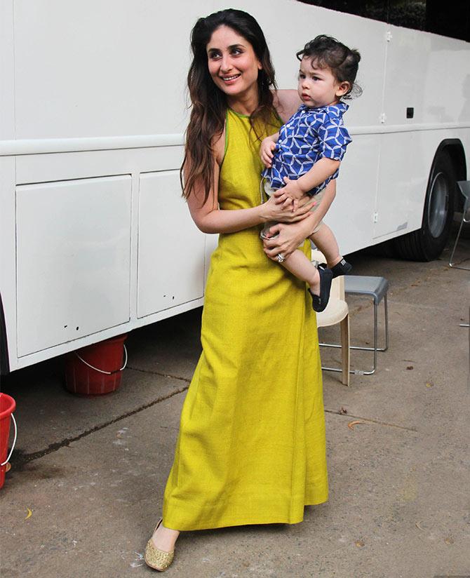 Kareena Kapoor with Taimur