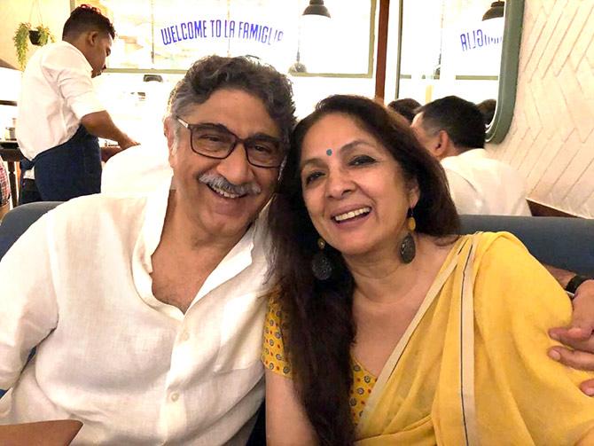 Neena Gupta with husband  Vivek Mehra