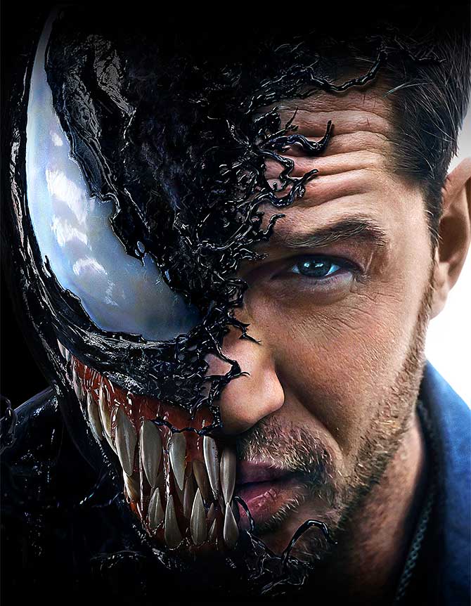 Venom Review: Oddly entertaining film - Rediff.com movies