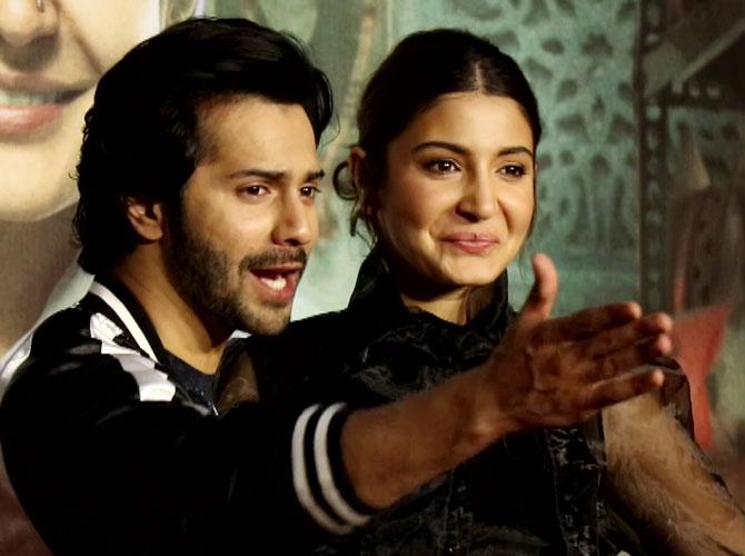 Varun Dhawan and Anushka Sharma