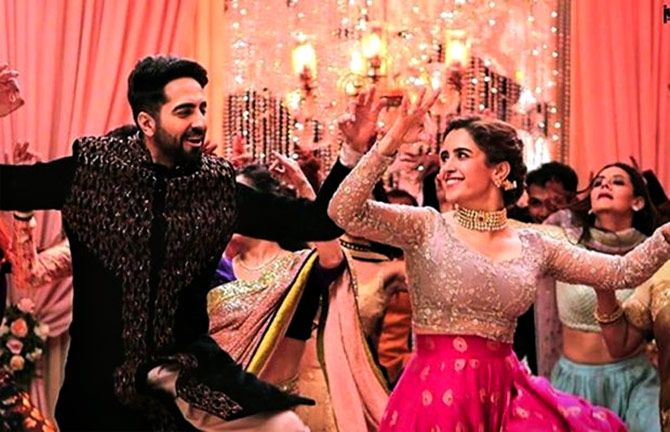 A song sequence from the Ayushmann Khurrana starer 'Badhaai Ho'!