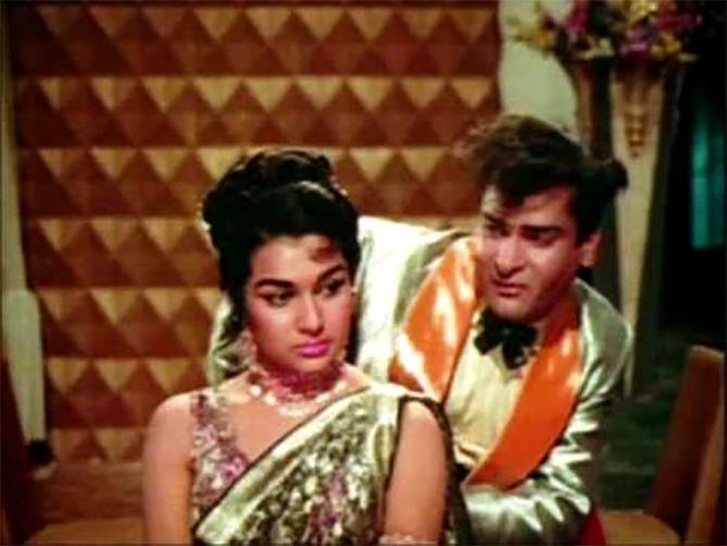 Asha Parekh and Shammi Kapoor in Teesri Manzil