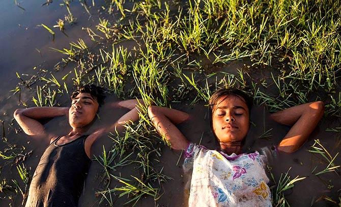 A scene from Village Rockstars