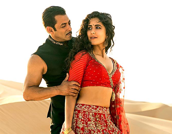 Salman Khan and Katrona Kaif in Bharat