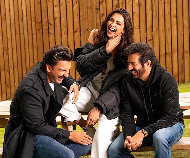 Kabir Khan, Deepika Padukone and Ranveer Singh