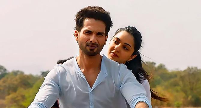 Shahid Kapoor and Kiara Advani in Kabir Singh