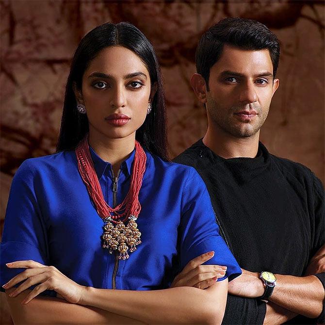 Sobhita Dhulipala and Arjun Mathur in Made in Heaven