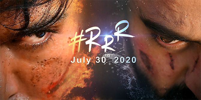 A poster for RRR