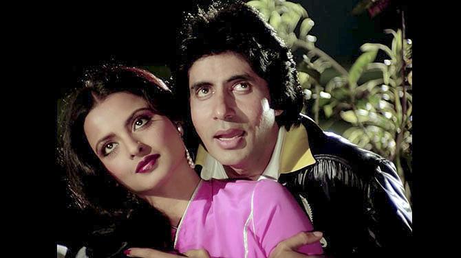 Rekha and Amitabh Bachchan in Silsila