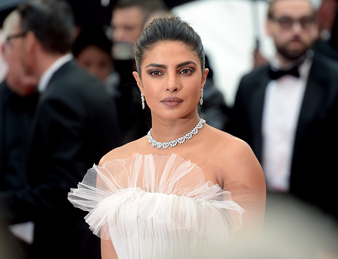 Cannes 2019: Priyanka is a vision in white! - Rediff.com movies