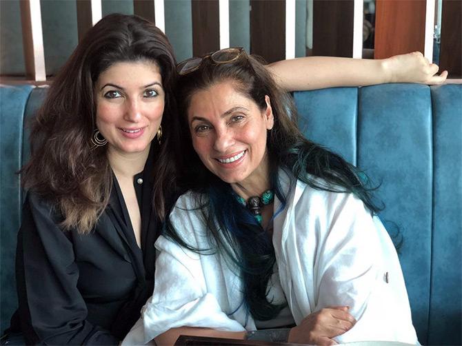 Twinkle with her mum Dimple Kapadia. Photograph: Kind courtesy Twinkle Khanna/Instagram