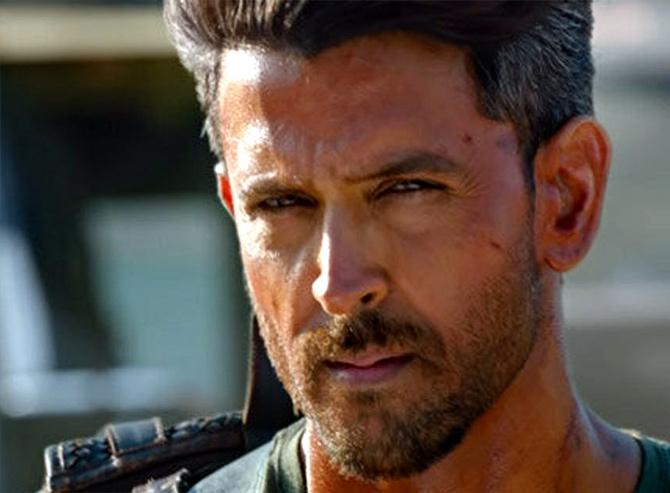 Hrithik Roshan in War.