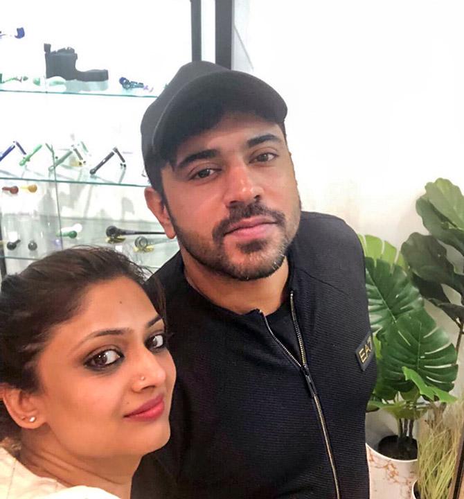 Nivin with Geetu Mohandas. Photograph: Kind courtesy Geetu Mohandas/Instagram