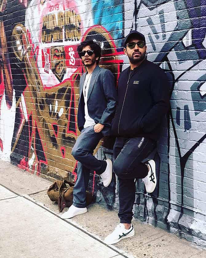 Nivin with Shashank Arora. Photograph: Kind courtesy Nivin Pauly/Instagram