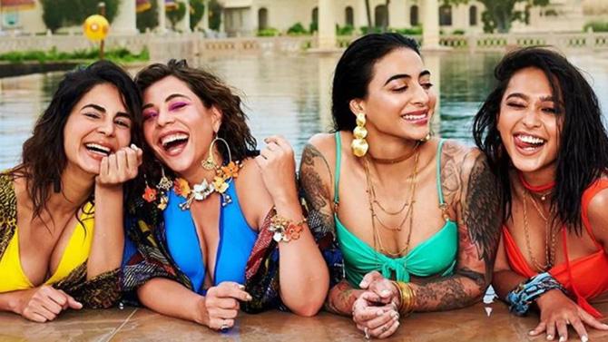 Kirti Kulhari, Maanvi Gagroo, Bani J and Sayani Gupta in Four More Shots Please Season 2.