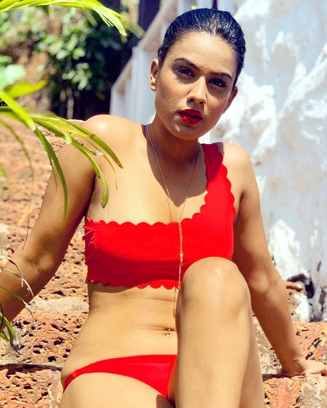 Nia sharma sales hot bikini