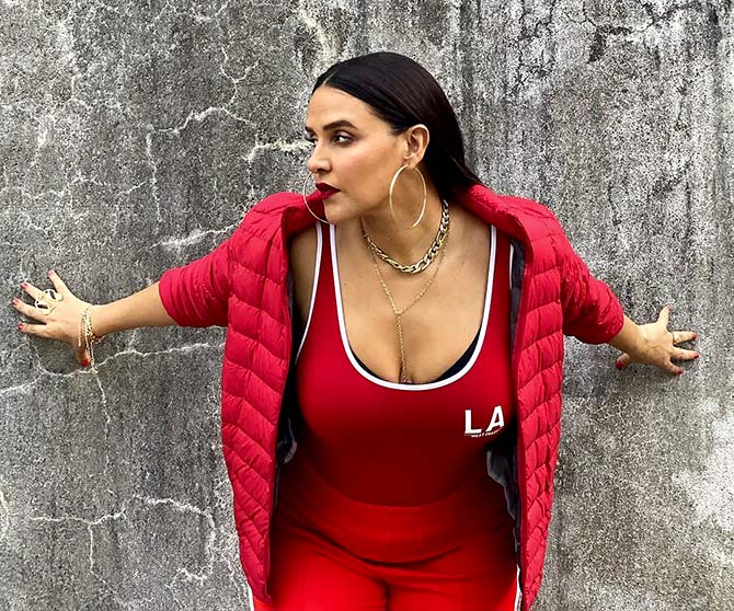 670px x 558px - Like Neha Dhupia's RED HOT look? VOTE! - Rediff.com