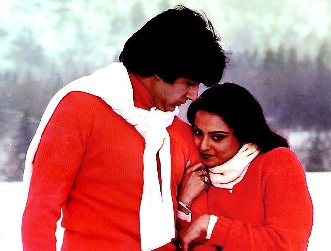 Amitabh Bachchan and Rekha in Silsila