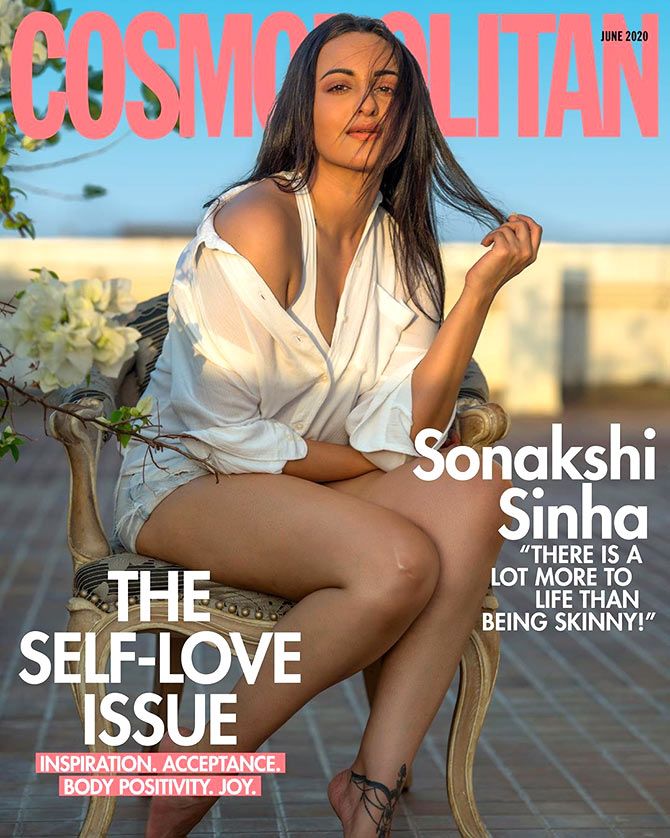 Sonakshi on Cosmopolitan India cover