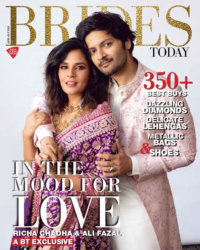 Richa Ali Fazal's pre-wedding photoshoot for Brides Today magazine