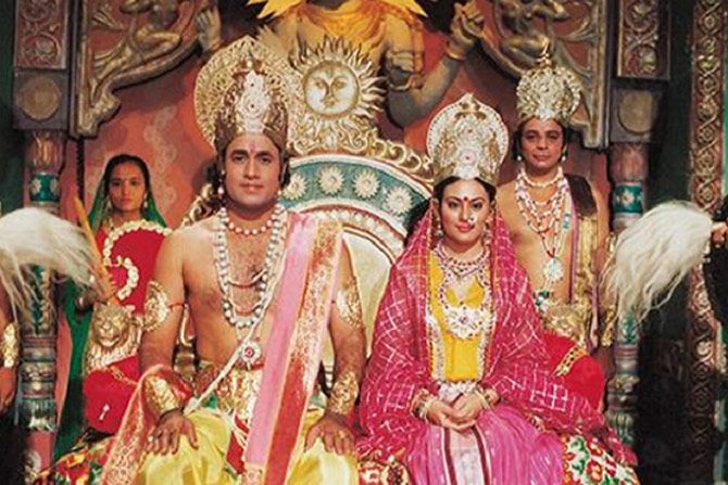 A scene from Ramanand Sagar's 1987 television series Ramayan