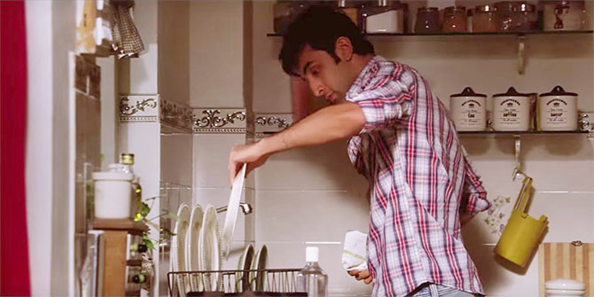 When Bollywood did housework! - Rediff.com movies