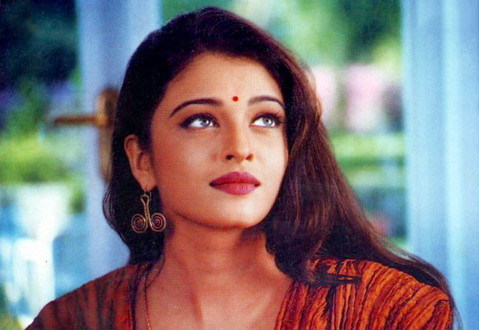 Which star, then 17, had a crush on Aishwarya?