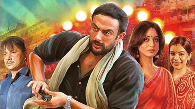 IMAGE: Varun Badola, Arunoday Singh, Mahie Gill and Nidhi Singh in Apharan ...