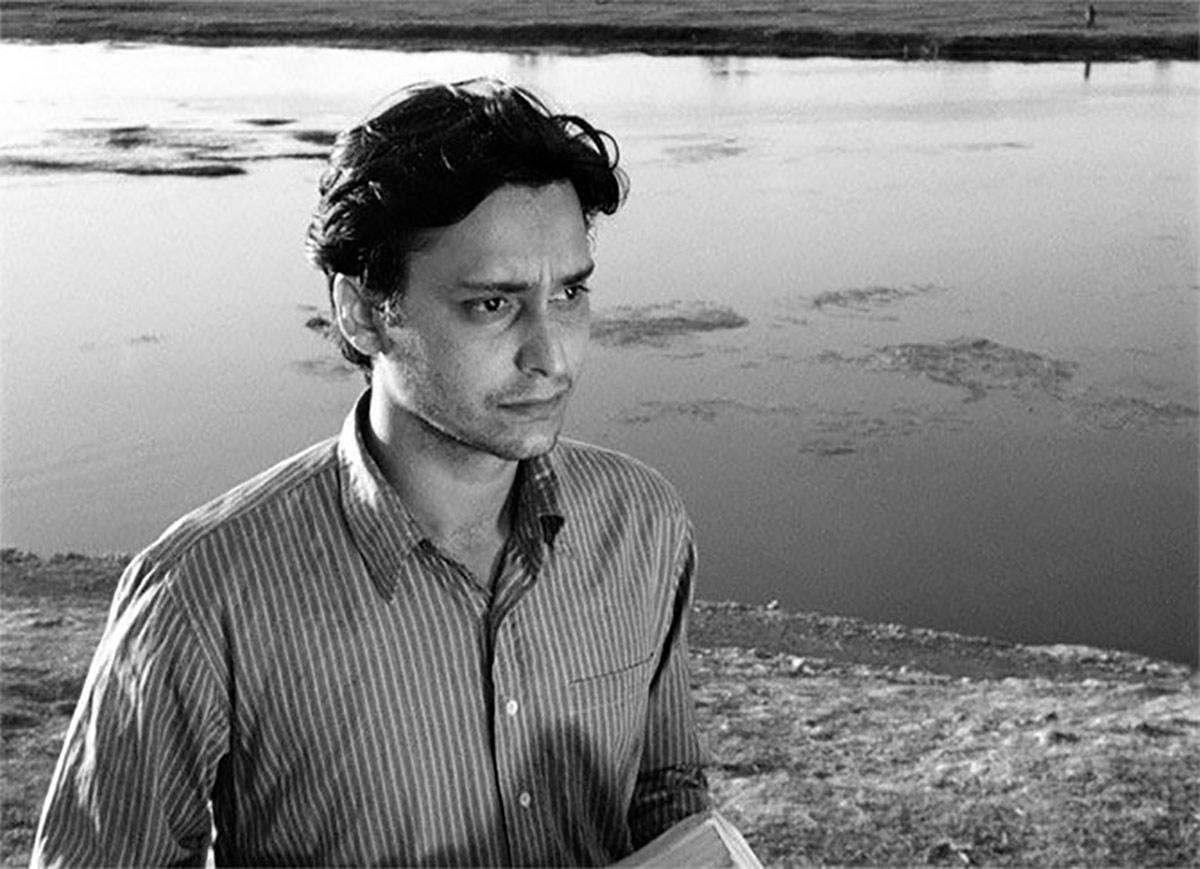 Soumitra Chatterjee in his first film, Satyajit Ray's classic Apur Sansar