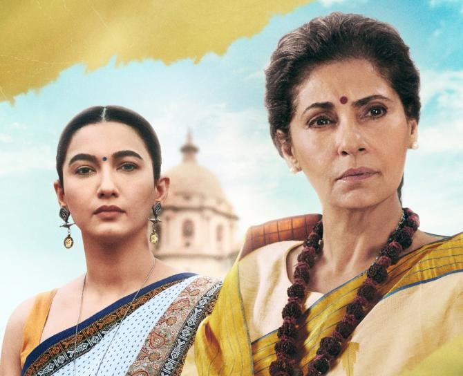 Dimple Kapadia and Gauahar Khan in Tandav