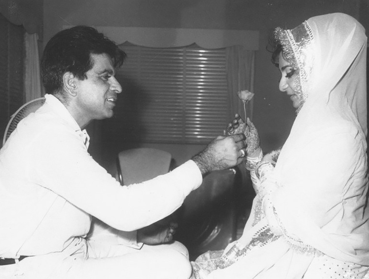 Dilip Kumar and Saira Banu