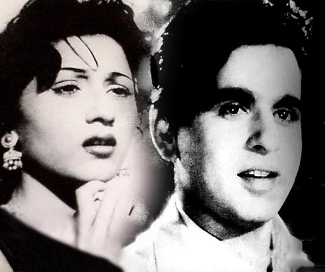 Dilip Kumar and Madhubala in Tarana