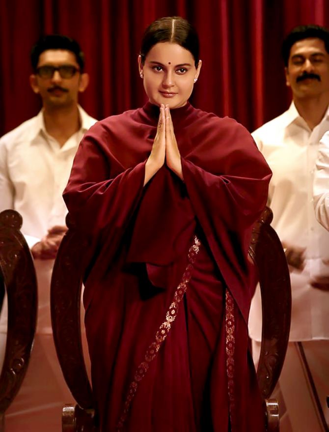 Thalaivi: Kangana comes alive as Jaya - Rediff.com movies