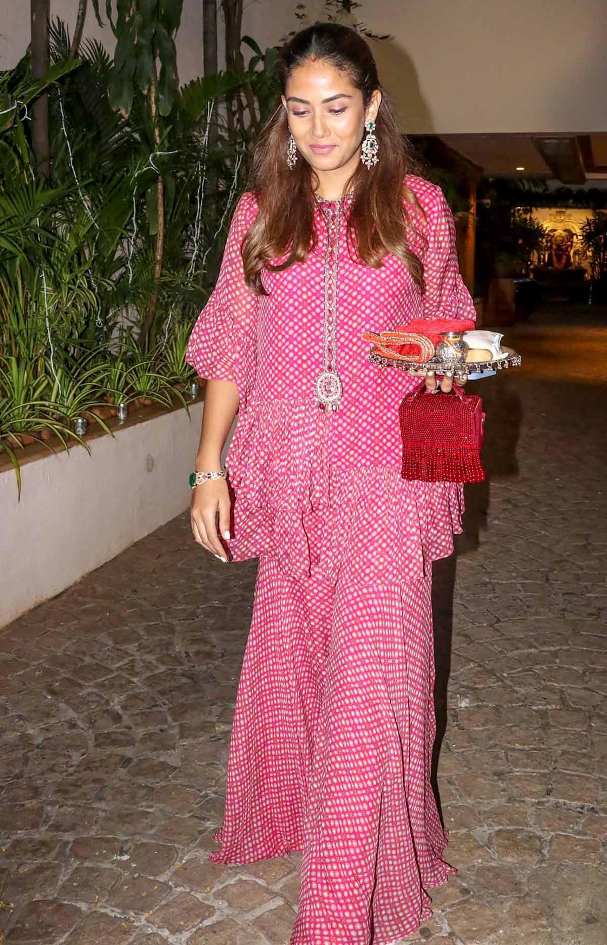 At Anil Kapoor's Karva Chauth Party