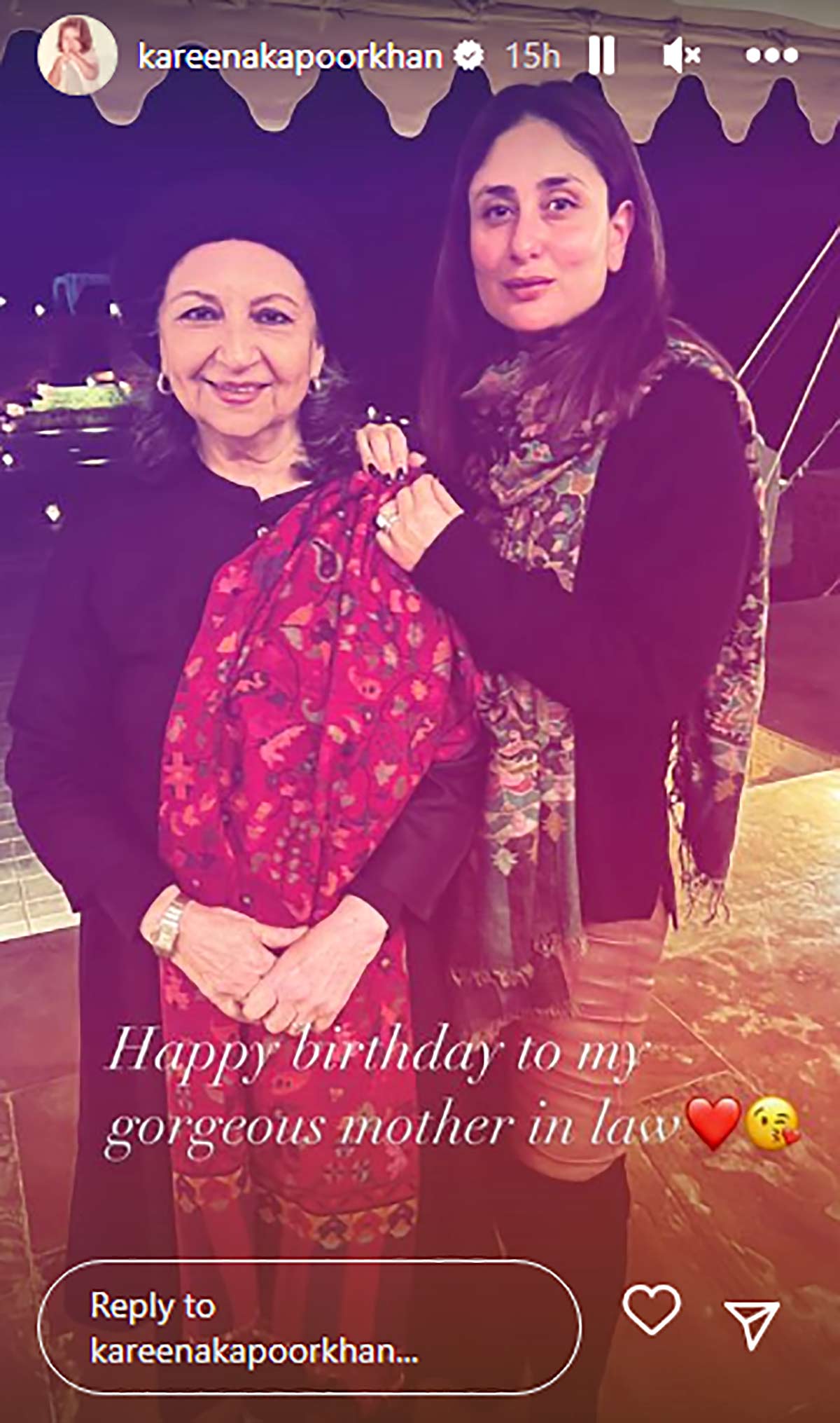 How Kareena Celebrated Sharmila’s Birthday